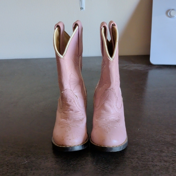 Pink Western Cowgirl Boots - Picture 3 of 6